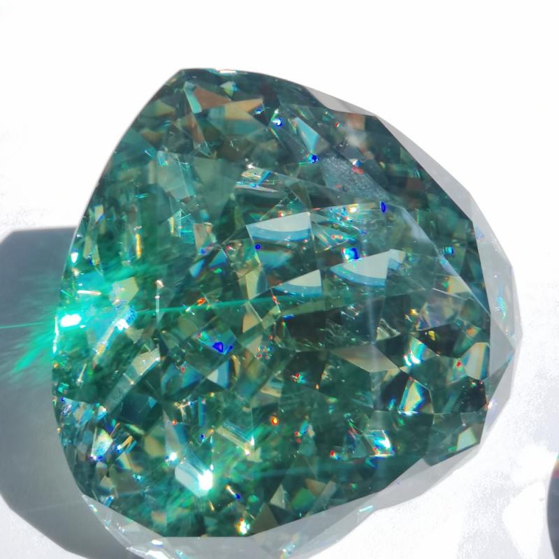 全球最大天然钻石心形切割（外星钻）/（陨钻）高色明亮重达542.35ct 